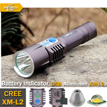 Big Discount ! Led Rechargeable USB Flashlight CREE XM-L2 High 2000 Lumens Powerful Light Torch Lamp Bike Lantern Camping Light