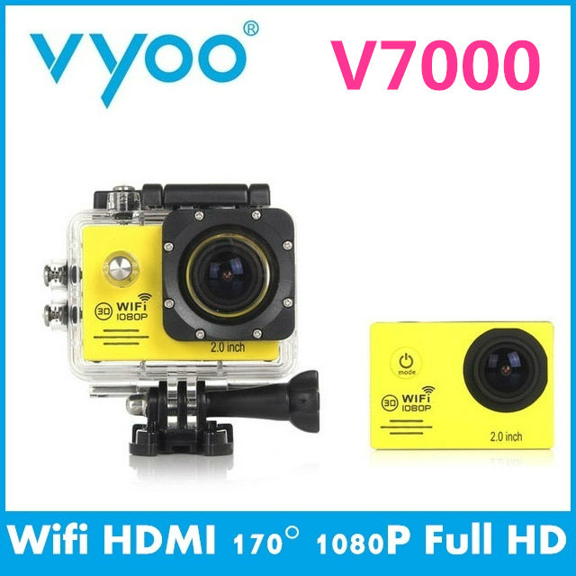   vyoo  V7000 WIFI   1080 P Full HD   170       cam go pro