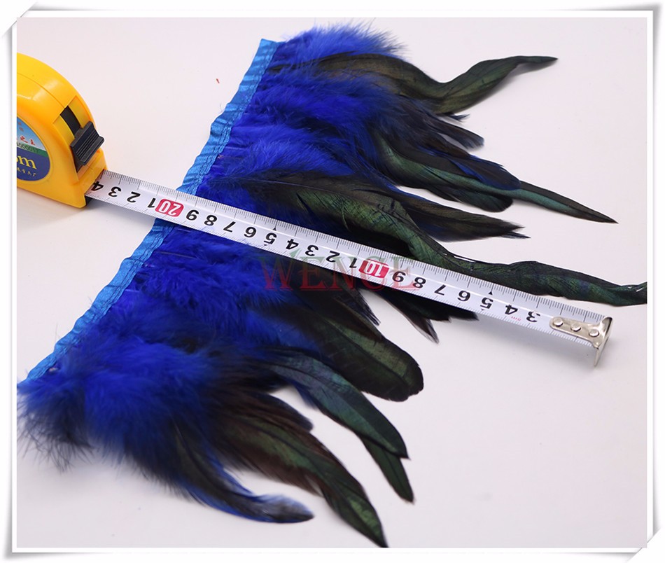 950.800 rooster feather trim royal blue 3