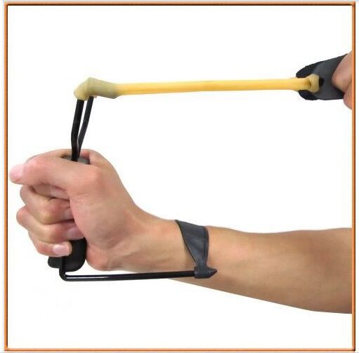 Free shipping new Powerful Folding Wrist Sling Shot Slingshot Outdoor Hunting High Velocity Brace