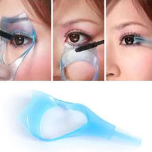 Practical Makeup Eye 3 in 1 Mascara Eyelash Applicator Guide Card Comb New Arrival