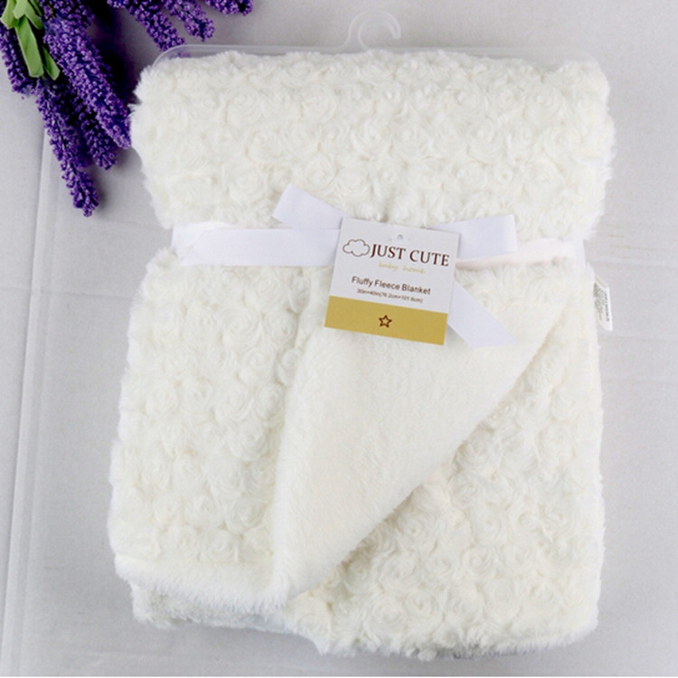 Rose Velvet Baby Blanket High Quality Baby Swaddle Wrap Swaddling Winter Warm Brand Bedding Soft Infant Crochet Blanket (7)