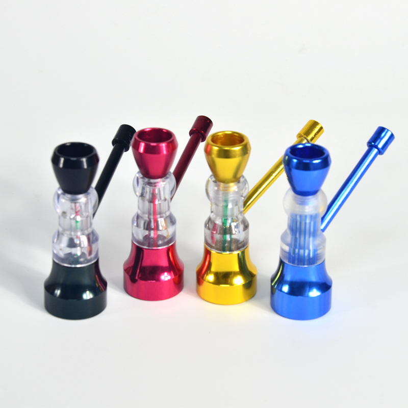 High Quality Mini Hookah For Smoking Weed Metal Smoking Water Pipe With 