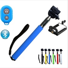 Universal Selfie Stick Bluetooth Extendable Stick Handheld Monopod +Wireless Remote +Holder Self Stick For Phone Camera 5 Color
