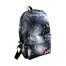 2016 Fashion Multicolor Women Canvas Backpack Stylish Star Universe Space Backpack Girls School Backbag Mochila Feminina