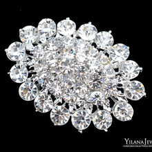 12pcs/lot Rhinestone Brooch Fashion Jewelry