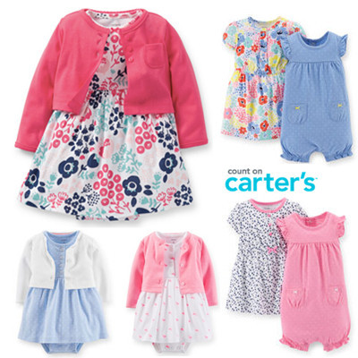 2015 New 3 pcs Set Original Carter s Baby Girls clothes Sleeve bodysuit Pants Carters 100