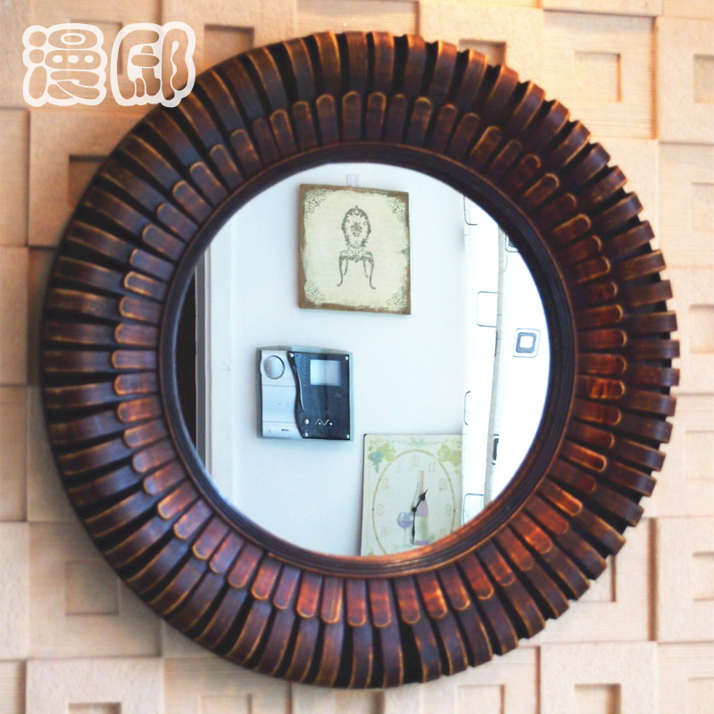 Promoción de Espejos De Madera Redonda - Compra Espejos De Madera