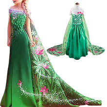 Girl Anna Elsa Dress Kids Snow Queen Dresses Costume Children Cinderella Princess Dress Girls Rebe Party Cosplay Clothes Vestido