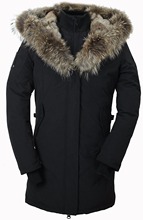 New winter coat women free shipping winter down fur hooded parka winter sale Black wholesale
