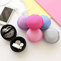 Cute Portable Earphone Cases Hard Headphone Storage Box for Earbuds Keys Coins Cables Earphone Accessories Carrying