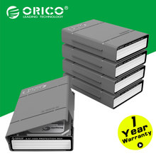 Orico PHP-5S-GY простой HDD протектор коробка для 3.5 » HDD чехол с водонепроницаемой функция — 5 шт. / много — серый