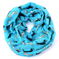Dachshund infinity scarf lot foulard women sausage dog bufandas mujer echarpes foulards femme winter takca loop