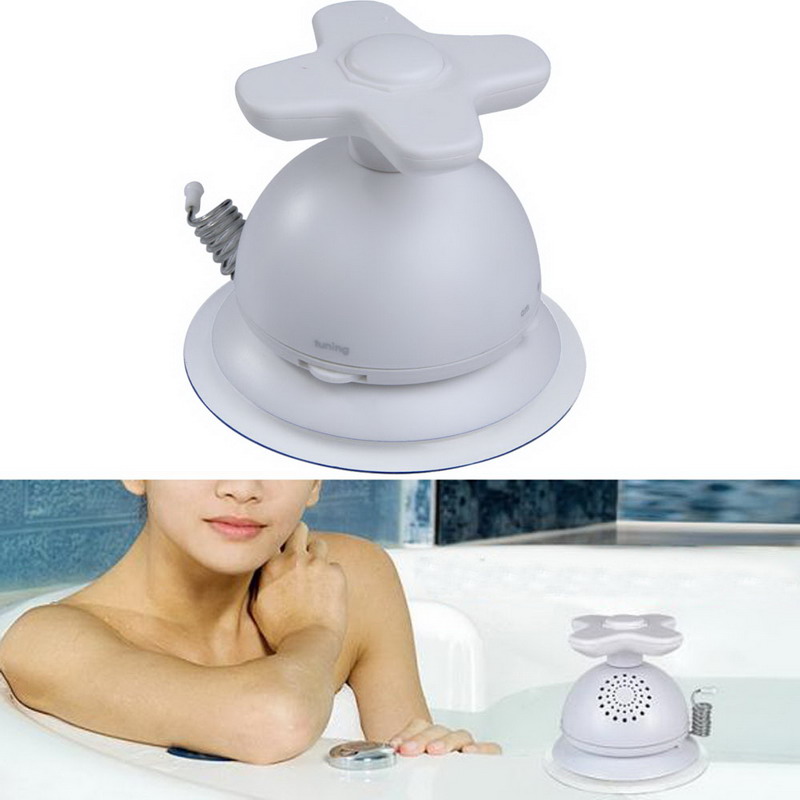 New AM FM Waterproof Bathroom Shower Music Antenna Radio Suction Cup White 9 x 12 x 10cm Bathroom Product Support