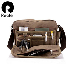 Canvas Bag Fashion Leisure Men’s Single Shoulder Bag Multi-function Men bag RHNMB0143