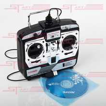 RC Plane 6CH Flight Simulator RC Real Helicopter Simulator JTL-0904A Model 2 With CD Disk Low shipping