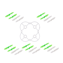 10 Pairs Propellers and Protective Guard Ring Set for Cheerson CX 10 CX10 RC font b