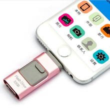 Newest i-Flash iFlash Drive HD U-Disk Micro USB interface 3 in 1 for Android/iPhone 5/6/5s/6Plus iPad iPod/PC/MAC 8/16/32/64GB
