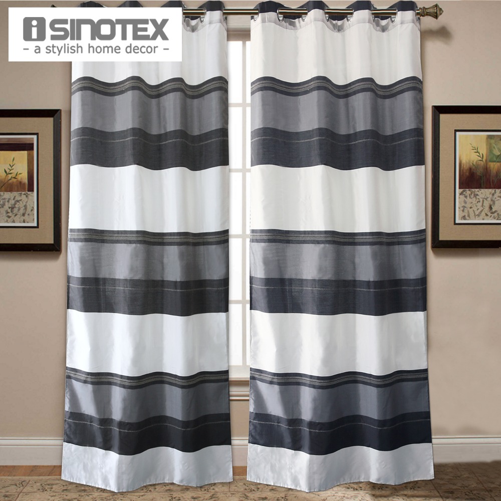 Online kopen wholesale zwart venster panel gordijnen uit china ...