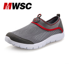 SITAILE 2016 summer shoes air mesh summer breathable cool slipper shoes men Male super light slip on sandals water shoes men