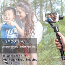 Free EMS DHL Zhiyun Z1 Smooth c r C PLUS Handheld Stabilizer Brushless Gimbal for iPhone