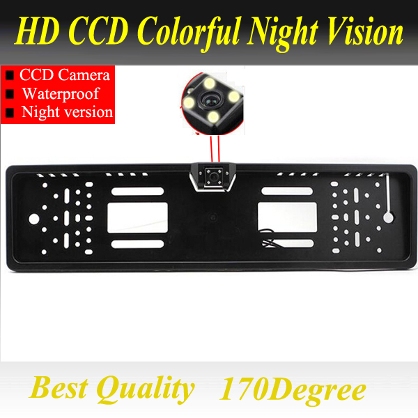 For SONY CCD HD car rear view cameras backup reverse Universal camera European License Plate Frame night vision with LED camera For SONY CCD HD car rear view cameras backup reverse Universal camera European License Plate Frame night vision with LED camera