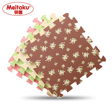 Meitoku Soft EVA Foam puzzle Play Mat 10pcs lot Exercise mat tiles interlock floor crawling pad