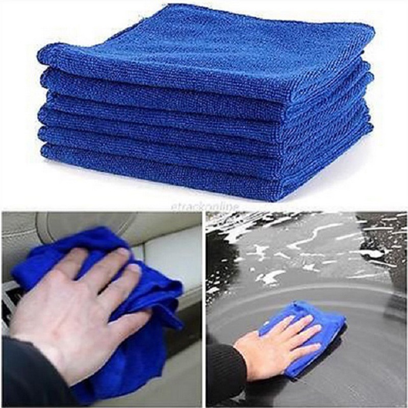 6-PCS-Car-Cleaning-Wash-Polish-Clean-Super-Soft-Cloth-Microfiber-Towel-30-x-30-cm