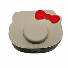 for Fujifilm Instax Mini Hello Kitty Instant Film Camera Case Bag With Soft PU Leather Material