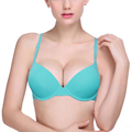 Hot Sale Women Bra Plunge Underwire Underwear Brassiere Sexy Solid Color Lingerie Seamless 2 Kinds Push