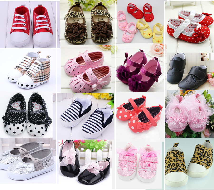 Cute Baby Girl Boy First Walkers Toddler Shoes Boots Multi color Dot Bow Children s Shoes