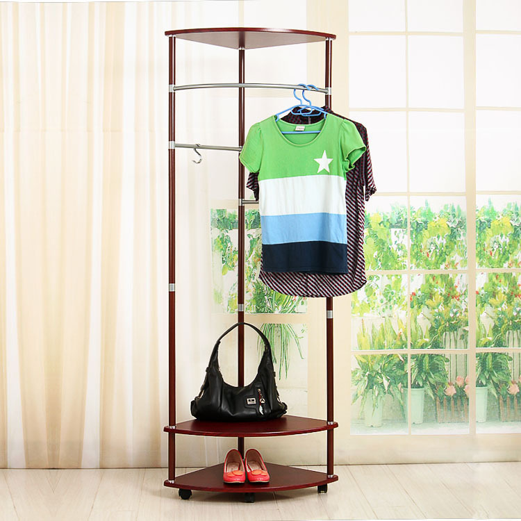 Corner Coat coat rack floor coat rack fan Landmark simple coat rack