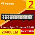 Hottest Type 20inch 240W Led Light Bar For Car ATV Offroad Light Bar Tractor Truck Lighting