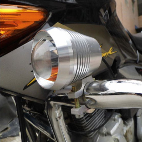 1 PCS 125W 2 Color Motorcycle Motorbike Headlight 3000LMW High Low Beam Flash CREE U2 LED