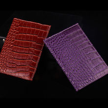 Passport Cover New Arrival PU Leather Alligator Embossing Passort Holder Protector Wallet Business Card Holder