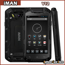 Original iMAN V12 8GB 1GB Waterproof Dustproof Shockproof SmartPhone 4 5 3G Android 4 2 MTK6589T