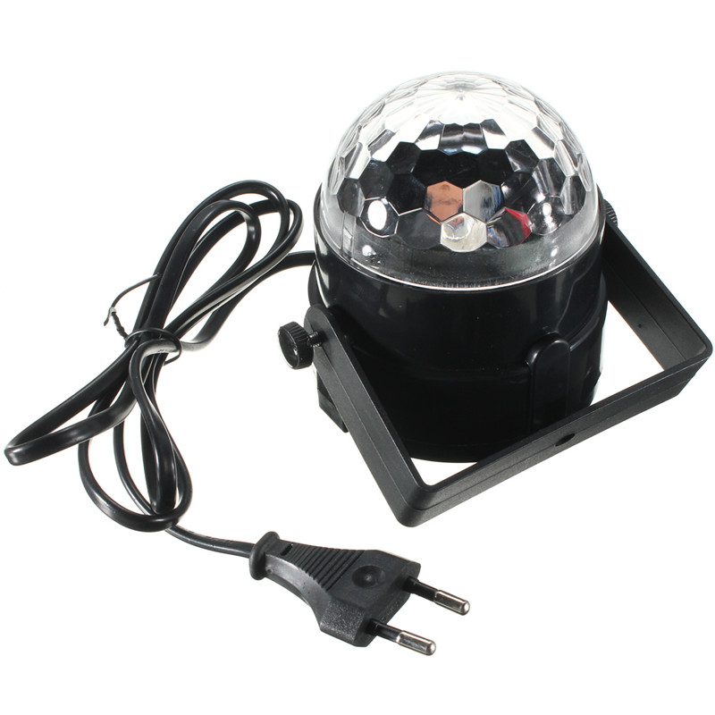 High Quality RGB Mini LED Crystal Magic Ball Stage Effect Lighting Lamp Party Disco Club DJ Light Show EU Plug
