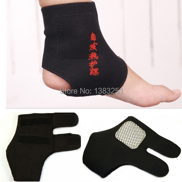 2Pairs Magnetic Therapy Spontaneous Self heating Ankle Brace Support Belt Foot Health Care EXCqD