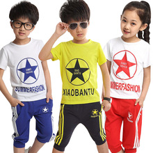 Children S Clothing 2015 Boys Girls Summer Sets New Fashion Kids Sets Boys T Shirt And