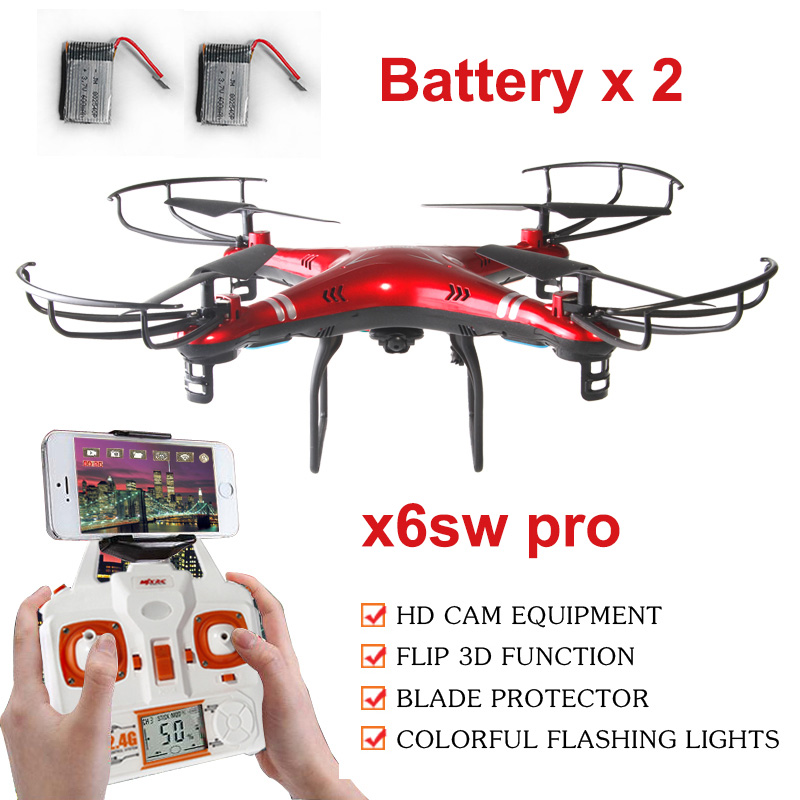 New Arrive X6sw WIFI Fpv Toys Camera rc helicopter drone quadcopter gopro professional drones with camera