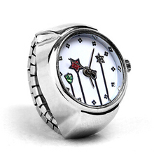 Free shipping 2014 new ring watch Finger Ring Watch with stretchable Steel watchbands Elastic Quartz