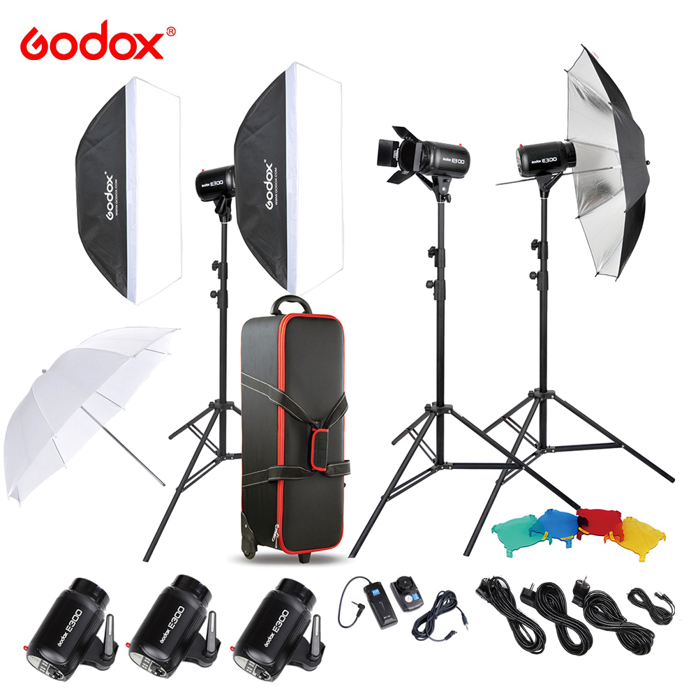 DE  E300-D Godox  Speedlite    300    Strobe Light  Softbox   