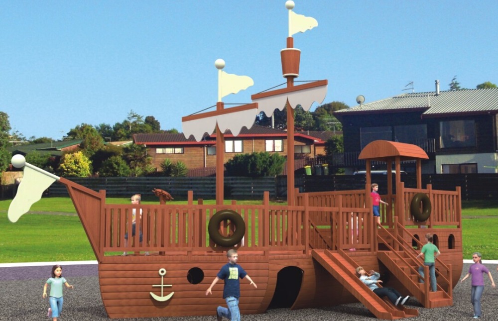 Wooden Outdoor Playgrounds 13