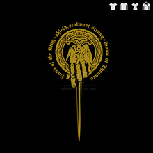game of thrones GOT hand of the king men unisex black t-shirt crew neck 100% ringspun cotton short sleeve straight cut
