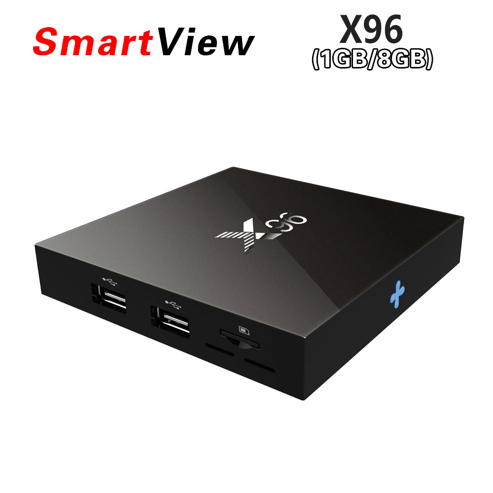 [Genuine] X96 Amlogic S905X Quad Core Android 6.0 Marshmallow ott TV box RAM 1GB ROM 8GB WIFI HDMI 2.0A KODI Pre-installed
