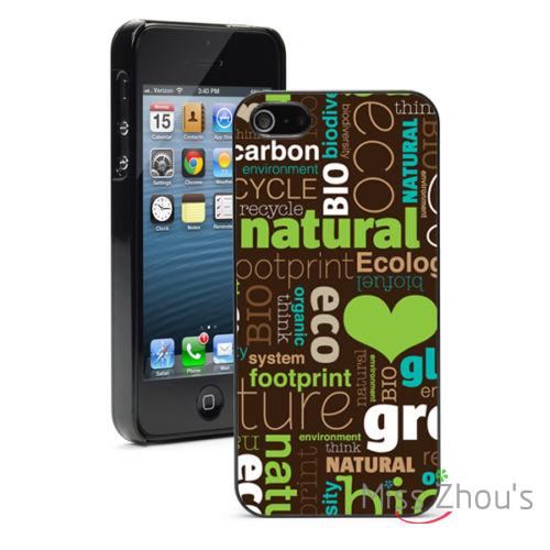 Heart Love Green Natural Eco back skins mobile font b cellphone b font cases for iphone