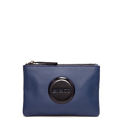 FREESHIPPING MIMCO PRUSIAN BLUE SOFT LEATHER MAT B...