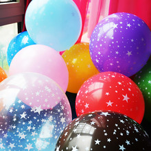 10pcs 12 inch thick 2.8g Romantic Five-pointed star Balloons Latex baby birthday Party Decoration Wedding Supplies Free Shopping