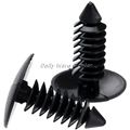 50Pcs lot Auto Fastener fit 8mm Hole Nylon Car Clips Fender Bumper Shield Retainer Plastic Rivet