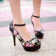 free shipping Women s Customize Small Yards 32 33 Strap High heeled Shoes Single Shoes Customize